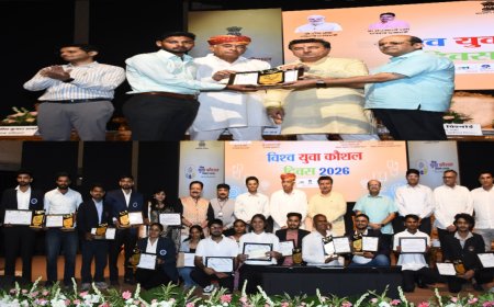 विश्व युवा कौशल दिवस पर कौशल विकास को मिला नया संबल  कौशल विकास से आत्मनिर्भर युवा ही विकसित भारत की आधारशिला : रामगोपाल सुथार